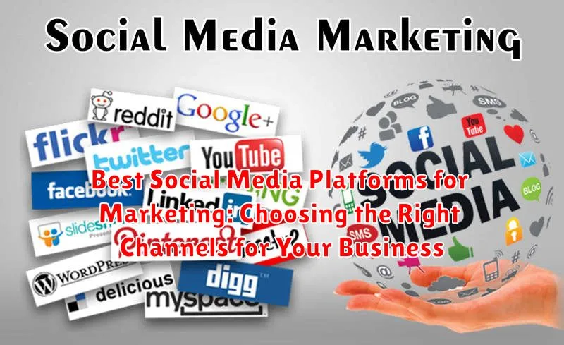 Best Social Media Platforms for Marketing: Choosing the Right Channels for Your Business